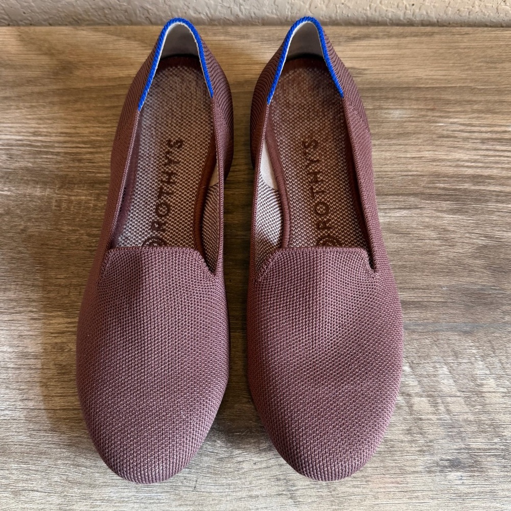 Rothy’s The Loafer In Brown Womens Size 7.5